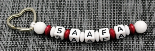 Schlüsselanhänger mit Namen - "Saafa"