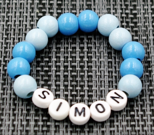 Armband mit Namen - "Simon"