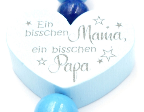 Kinderwagenkette mit Namen - Ein bisschen Mama... "Emil"