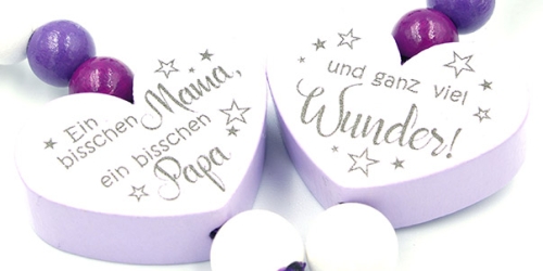 Kinderwagenkette mit Namen - Ein bisschen Mama... "Mila"