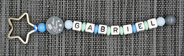 Schlüsselanhänger mit Namen - Kleiner Prinz "Gabriel"